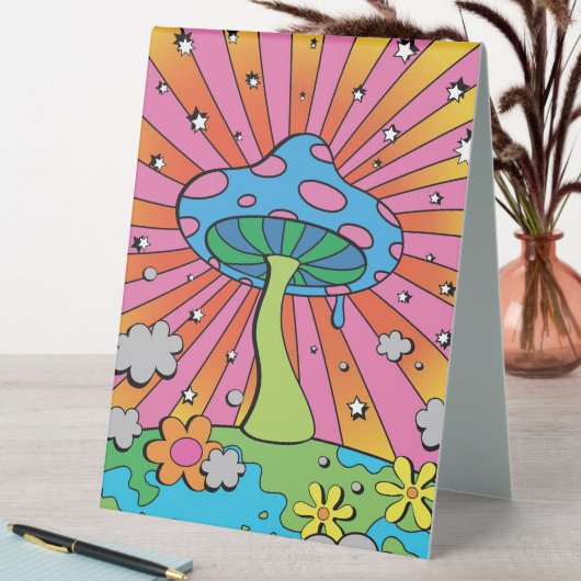 Plaque De Table Chasseur de champignons Kidcore Champignon (En SItu (Tableau))