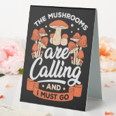 Plaque De Table Chasseur De Champignons Les Champignons Appelent (In SItu (Mariage))