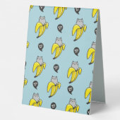 Plaque De Table Chat en banane (Verso)