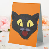 Plaque De Table Chat noir d'Halloween (In SItu (Mariage))