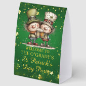 Plaque De Table Cheerful St. Patrick’s Day Party Illustration (Recto)