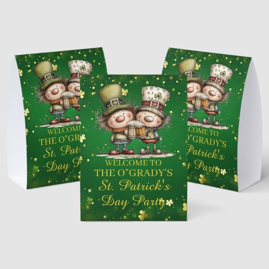 Plaque De Table Cheerful St. Patrick’s Day Party Illustration (Insitu (multi))