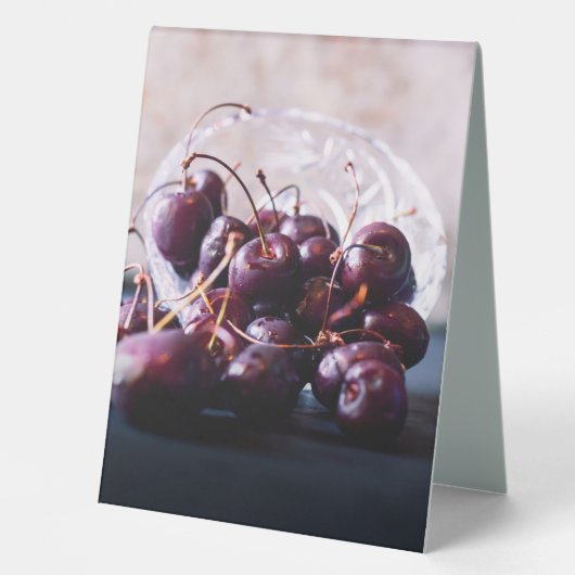 Plaque De Table Cherries (Recto)
