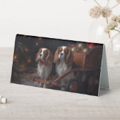 Plaque De Table Chesapeake Bay Terrier Snowside Noël (En SItu (Tableau))