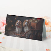 Plaque De Table Chesapeake Bay Terrier Snowside Noël (In SItu (Mariage))