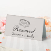 Plaque De Table Cheval Western Mariage Réservé Famille de Groom (In SItu (Mariage))