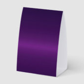 Plaque De Table Chics Violettes Lumineuses Numéro de Table Mariage (Verso)