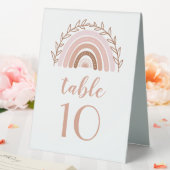 Plaque De Table Chiffres de table arc-en-ciel Boho (In SItu (Mariage))