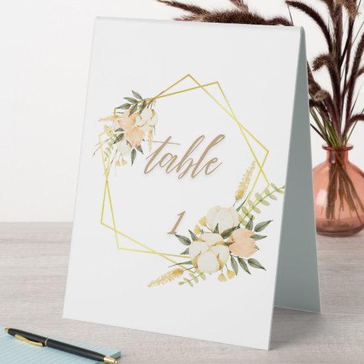 Plaque De Table Chiffres de table Boho Chic Mariage (En SItu (Tableau))