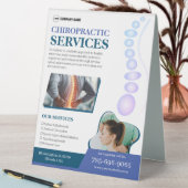 Plaque De Table Chiropracteur Services Table personnalisée Panneau (En SItu (Tableau))