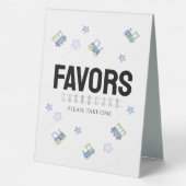 Plaque De Table Chugga Chugga Deux | Panneau Faveurs Tabletop (Verso)