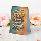 Plaque De Table Citation motivante sur table (In SItu (Mariage))