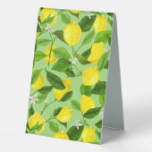 Plaque De Table Citron Aquarelle 3 (Verso)