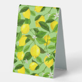 Plaque De Table Citron Aquarelle 3 (Recto)