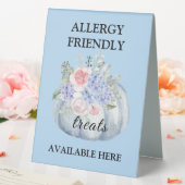 Plaque De Table Citrouille turquoise Aquarelle Allergie Traitement (In SItu (Mariage))