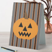 Plaque De Table Citrouilles d'Halloween amusants et fantaisistes (En SItu (Tableau))