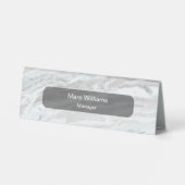 Plaque De Table Classé Monogramme Professional Editable Desk Plaqu (Verso)