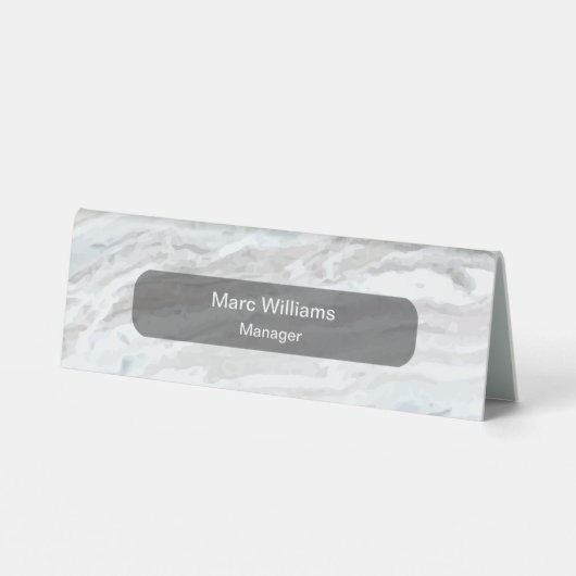 Plaque De Table Classé Monogramme Professional Editable Desk Plaqu (Verso)