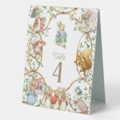 Plaque De Table Classic Pierre le Baby shower lapin (Verso)