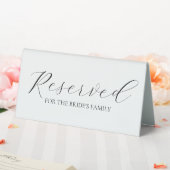 Plaque De Table Clean & Modern Reserved Wedding Sign (In SItu (Mariage))
