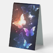 Plaque De Table Clowing Night Butterflies (Verso)