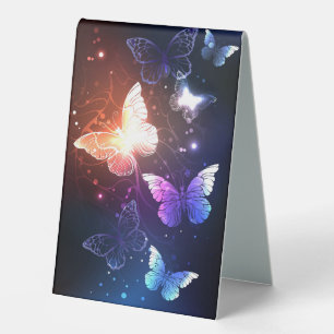 Plaque De Table Clowing Night Butterflies