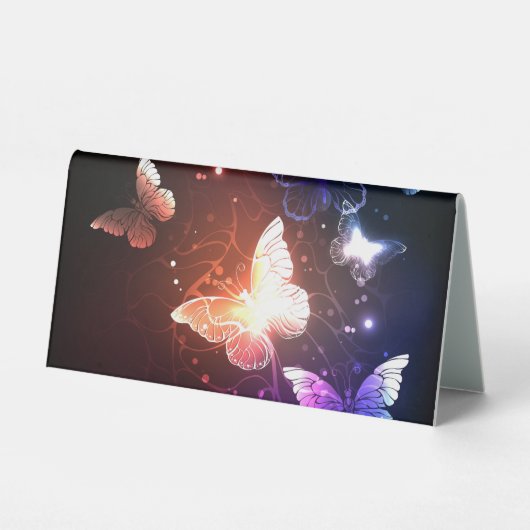 Plaque De Table Clowing Night Butterflies (Recto)