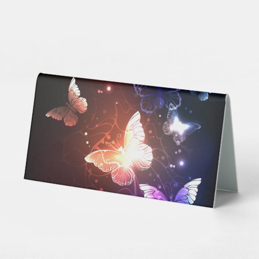 Plaque De Table Clowing Night Butterflies (Verso)