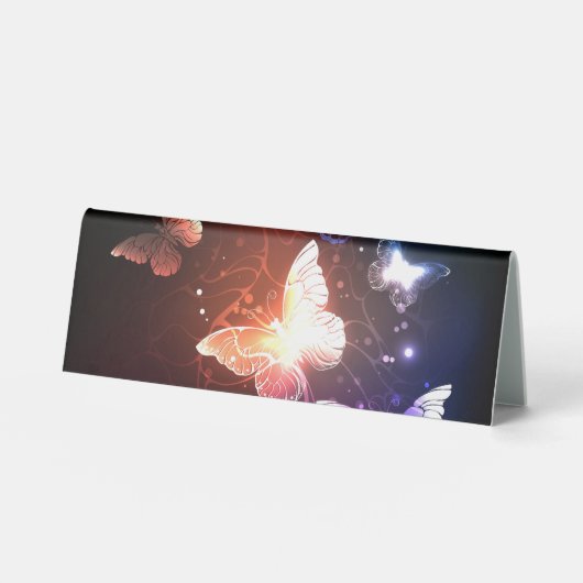 Plaque De Table Clowing Night Butterflies (Recto)