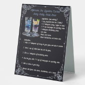 Plaque De Table Cocktail signature : Berry Bubbly Bridal Brew (Recto)