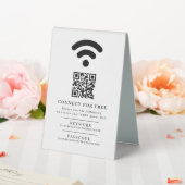 Plaque De Table Code d'accès réseau Wifi informations d'invité cod (In SItu (Mariage))