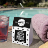 Plaque De Table Code QR café numérisez pour commander (InVersositu (sur table))