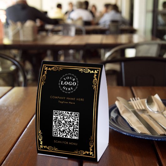 Plaque De Table Code QR ci-joint Personnalisé (Insitu (restaurant))