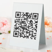 Plaque De Table Code QR créé instantanément (en entrant votre URL) (In SItu (Mariage))