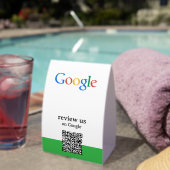 Plaque De Table Code QR de Google Avis Table Haut (InVersositu (sur table))
