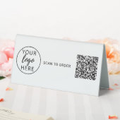 Plaque De Table Code QR de logo d'entreprise professionnel personn (In SItu (Mariage))
