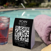 Plaque De Table Code QR de restaurant pour le menu | Spécialités d (InVersositu (sur table))