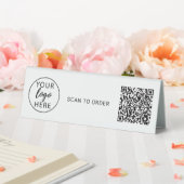 Plaque De Table Code QR d'entreprise de logo d'entreprise personna (In SItu (Mariage))