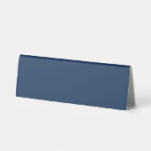 Plaque De Table Code QR Logo Affaires Bleu Marine Scannez pour Pay (Verso)