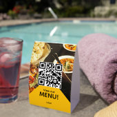Plaque De Table code qr menu restaurant bar photo (InVersositu (sur table))
