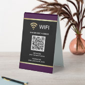 Plaque De Table Code QR personnalisé moderne pour mot de passe de  (En SItu (Tableau))