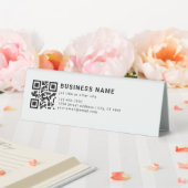 Plaque De Table Code QR promotionnel d'entreprise (In SItu (Mariage))
