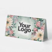 Plaque De Table Code QR Scan Pour Payer Pop-Up Marché Vendeur Flor (Verso)