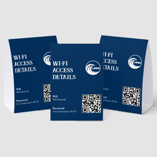 Plaque De Table Code QR Wi-Fi sur panneau en mousse | Scannez pour (Insitu (multi))