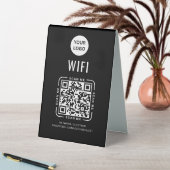 Plaque De Table Code QR Wifi | Logo Entreprise Scannez pour vous c (En SItu (Tableau))