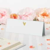 Plaque De Table Coeur or élégant (In SItu (Mariage))