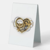 Plaque De Table Coeur vapeur avec un manomètre (Verso)