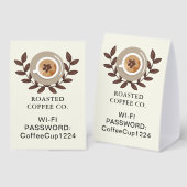 Plaque De Table Coffee Shop Tabletop (Recto/verso)