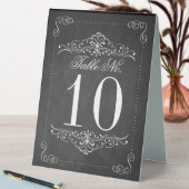 Plaque De Table Collection de Mariages Ornate Chalkboard (En SItu (Tableau))
