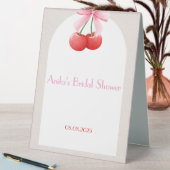 Plaque De Table collection de nuptiale cerise rose (En SItu (Tableau))